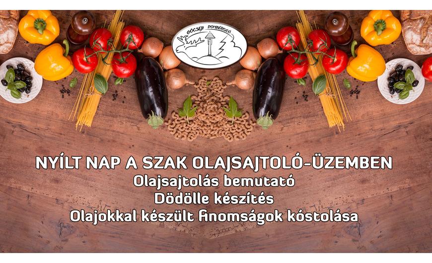 III. Nyílt nap a Szak olajsajtoló-üzemben a IV. Göcseji Dombérozó keretein belül